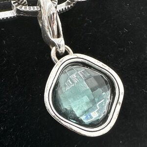 Brighton Vintage Venus Blue Topaz Color (December) Crystal Charm